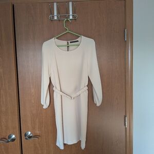 Cream Crepe Zara Minidress